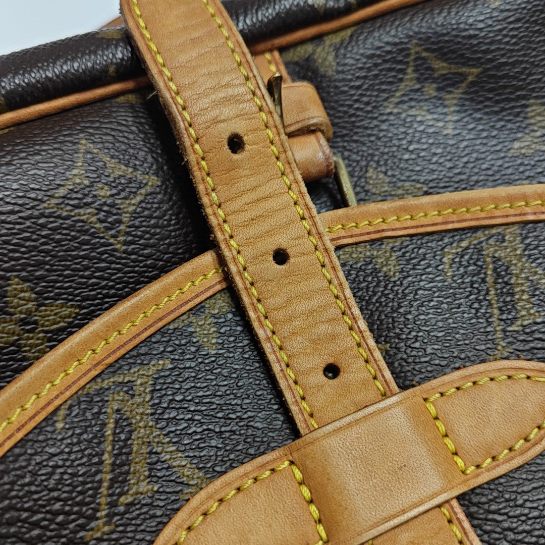 SAUMUR 30 Monogram Coated Canvas Brown