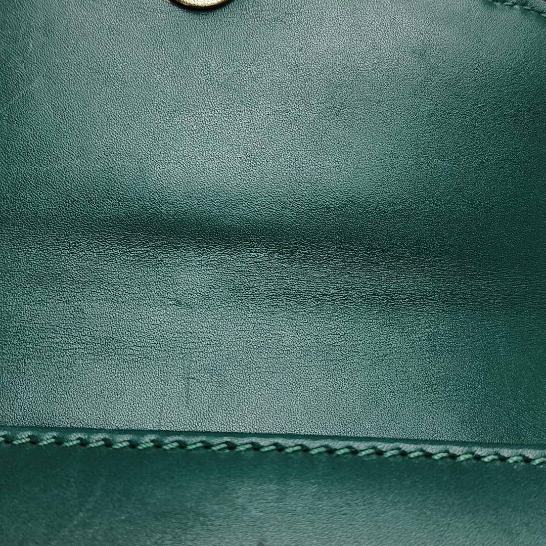 SERPENTI FOREVER Small Stingray Leather Green