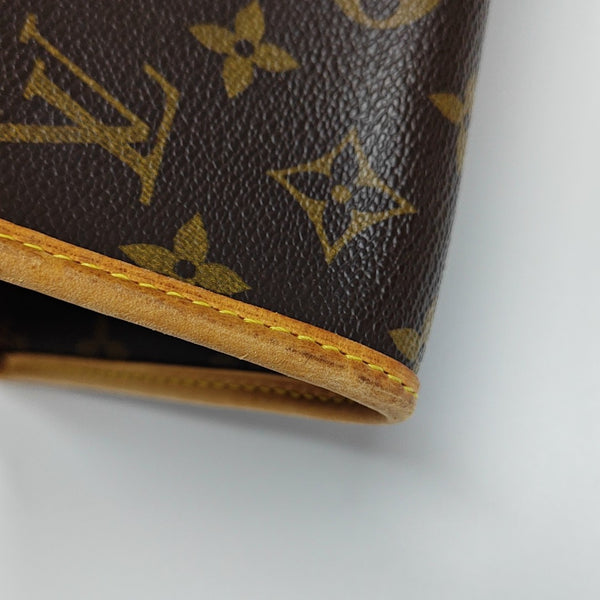 POPINCOURT Monogram Coated Canvas Brown