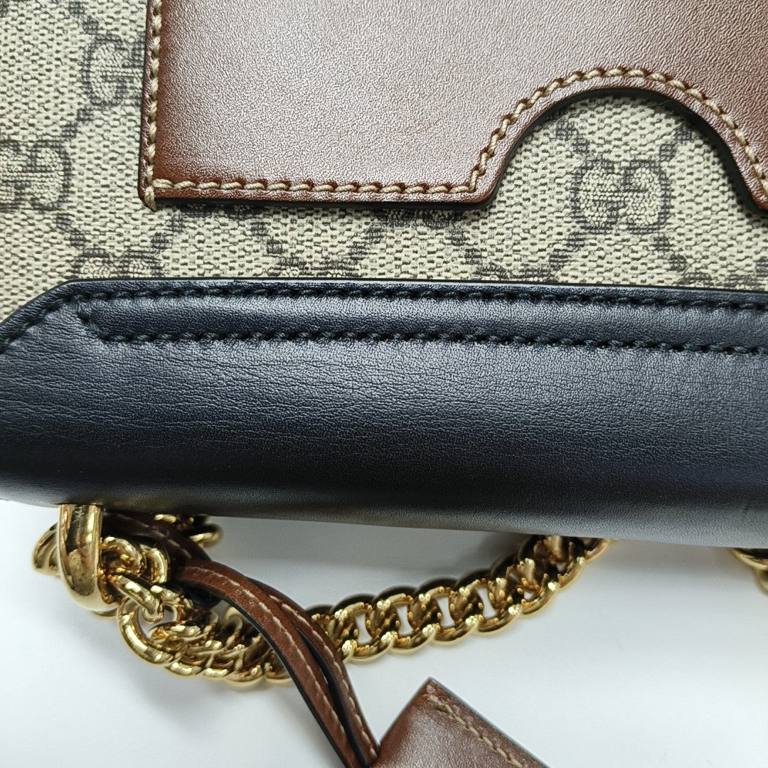 Padlock Small Monogram Coated Canvas Multicolor