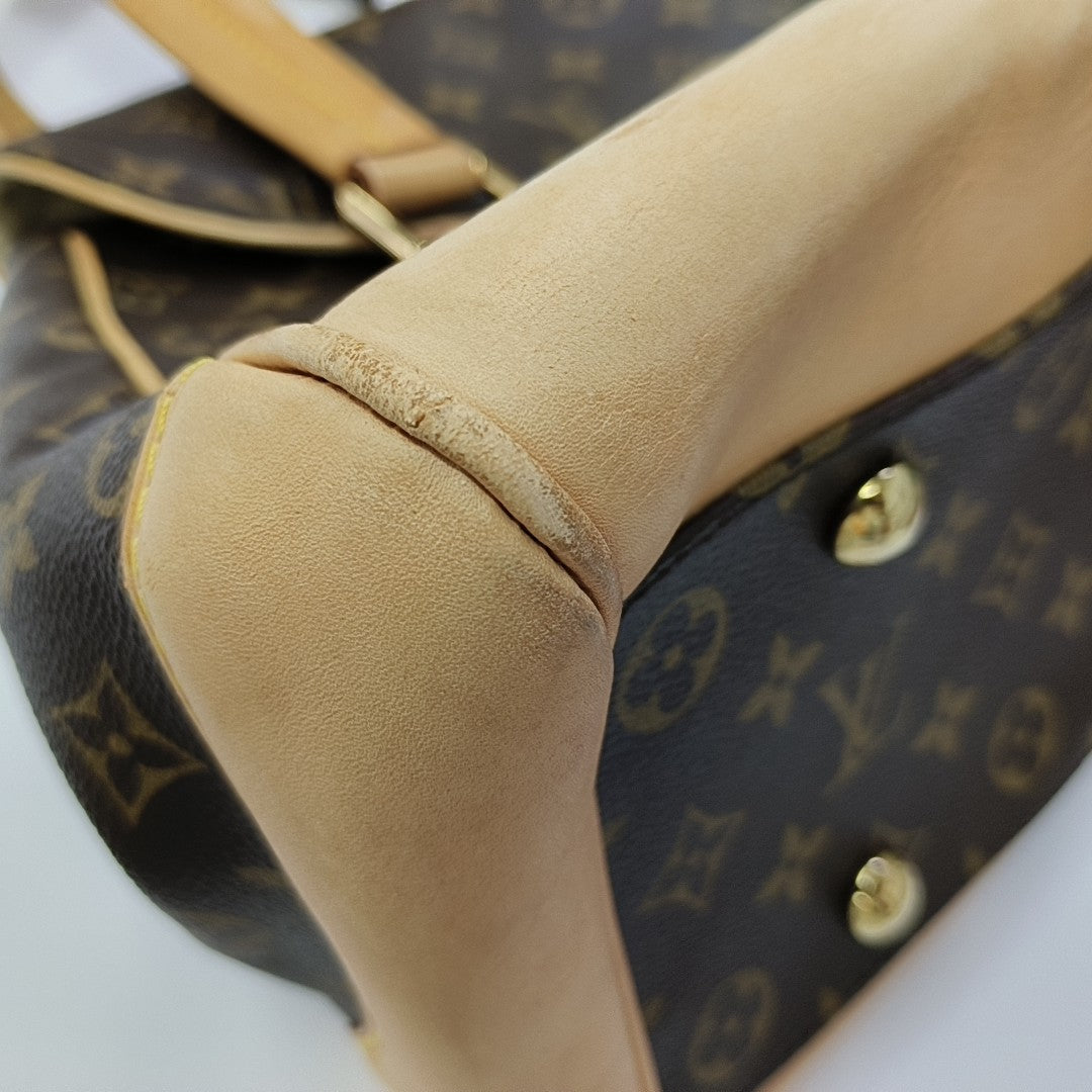 Lona Estampada Monogram BEVERLY Marrón
