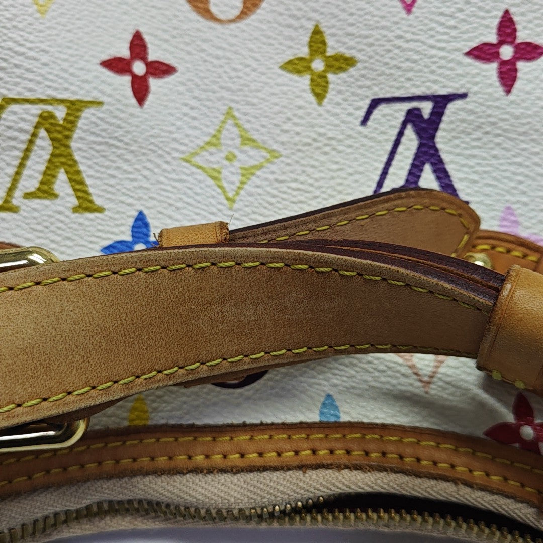 LV × TM GRETA Monogram Coated Canvas White