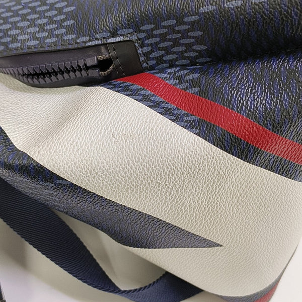APOLLO Damier Coated Canvas Blue