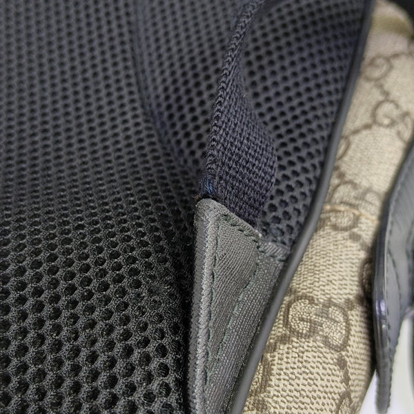 Monogram Coated Canvas Backpack Small Brown