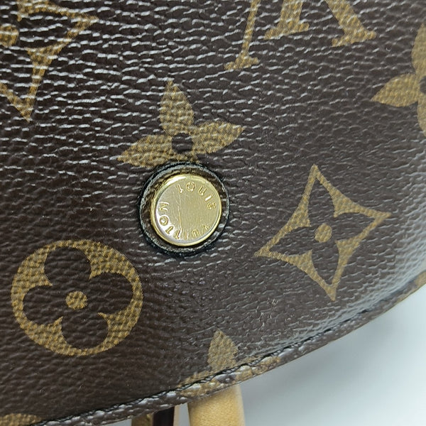MONTAIGNE Monogram Coated Canvas Brown