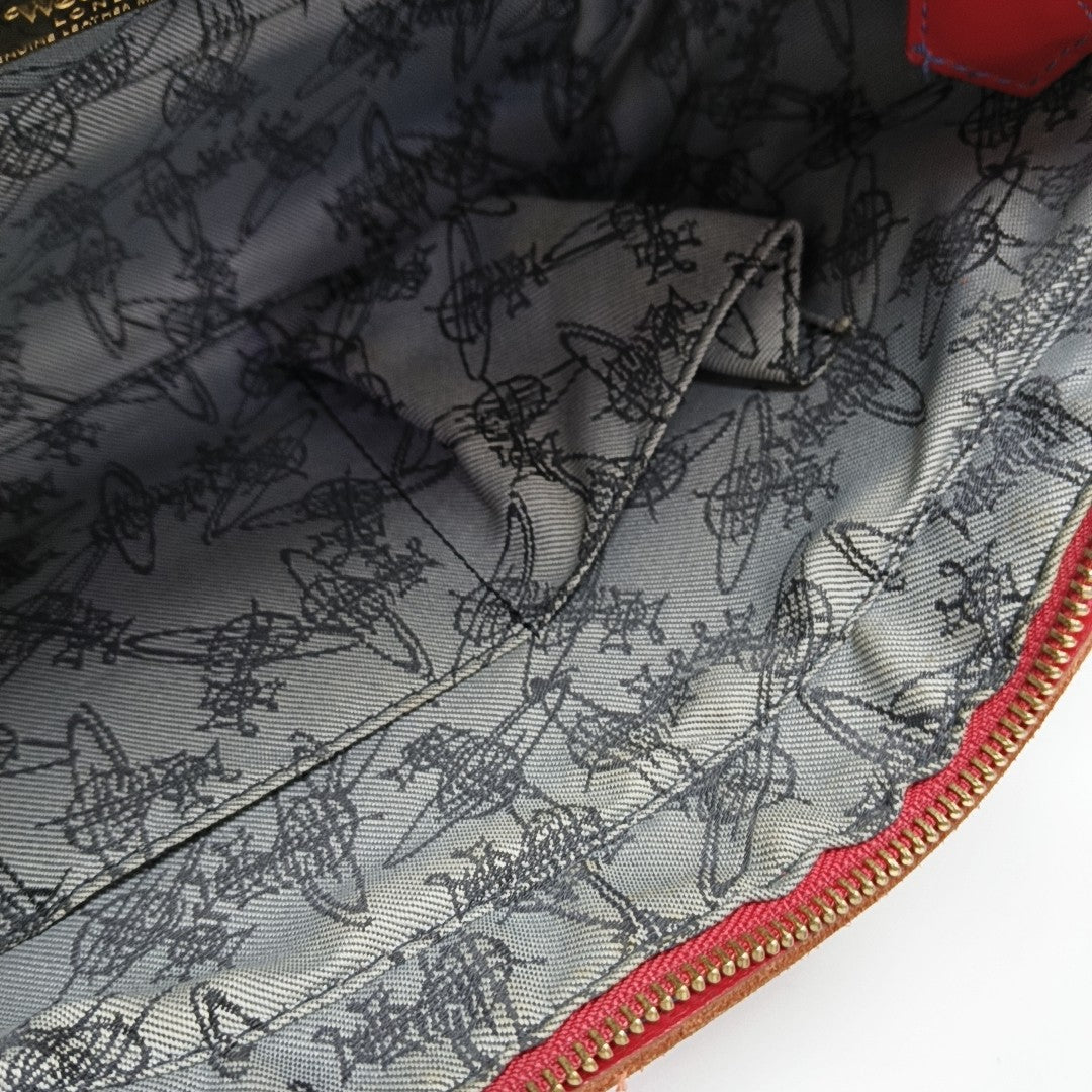Quilted Calfskin Shoulder Bag Red