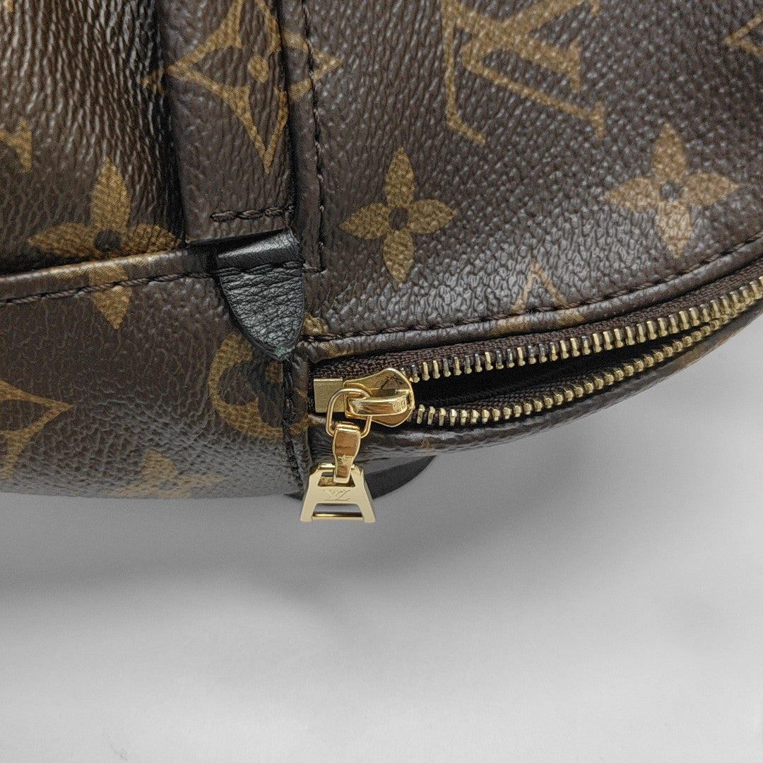 PALM SPRINGS Mini Monogram Coated Canvas Brown