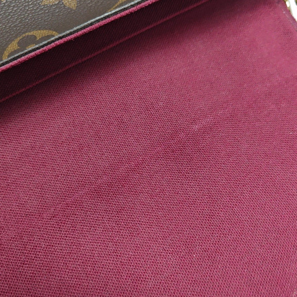 FÉLICIE Monogram Coated Canvas Brown