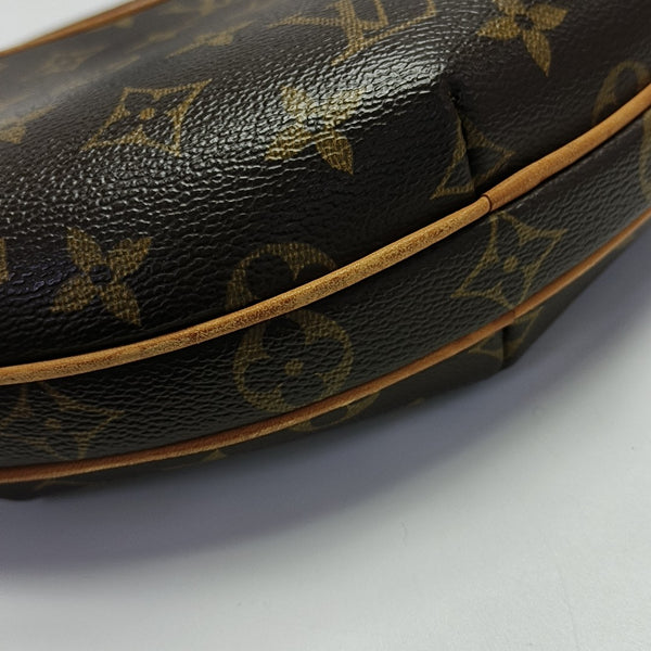 CROISSANT PM Monogram Coated Canvas Brown