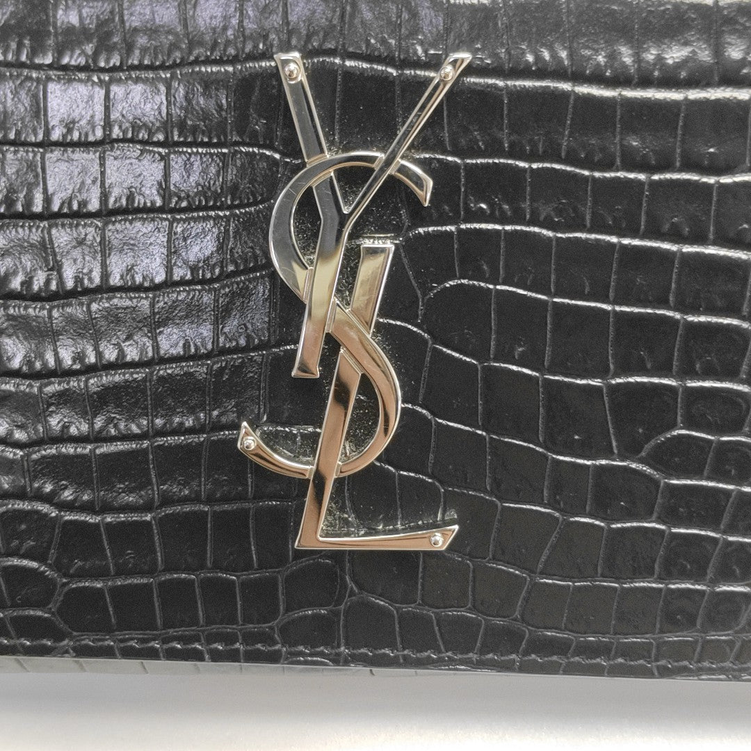 KATE WOC Calfskin Black Wallet