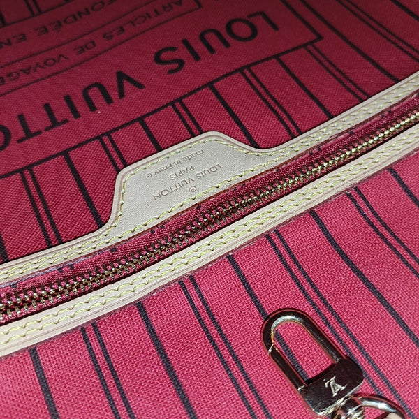 NEVERFULL MM Monogram Coated Canvas Brown