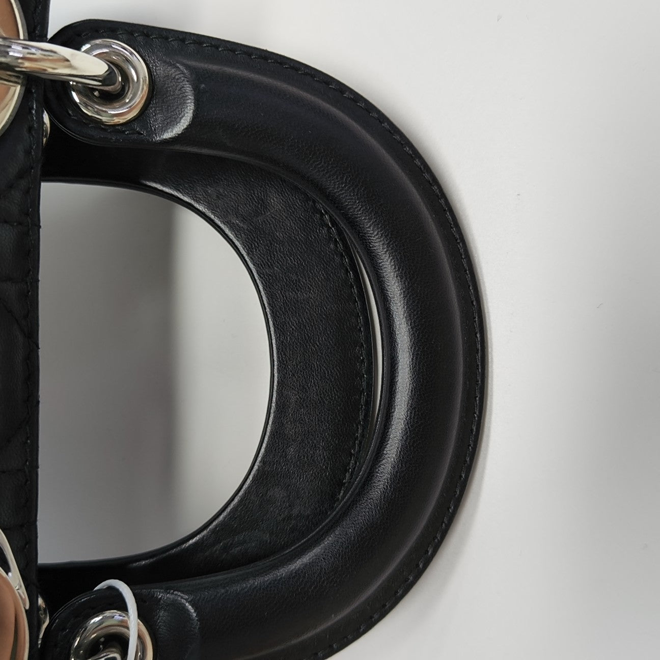 Lady Dior Mini Cannage Lambskin Black