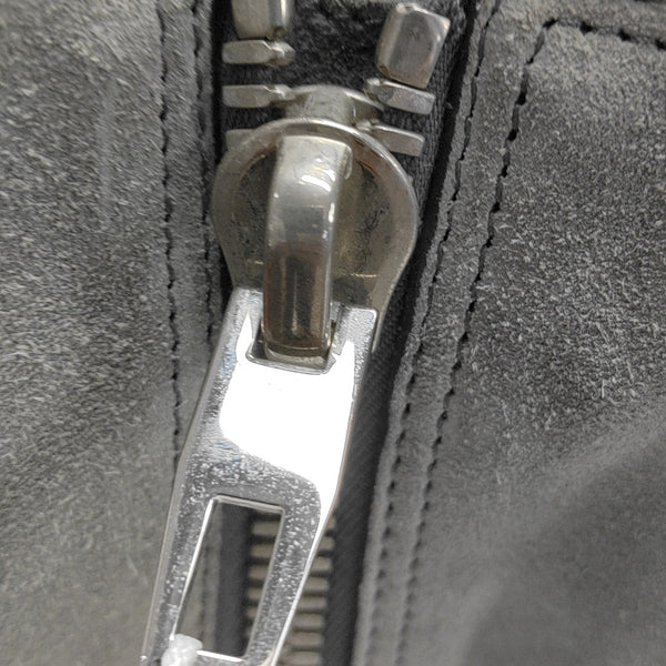 Suede Tote Bag Gray