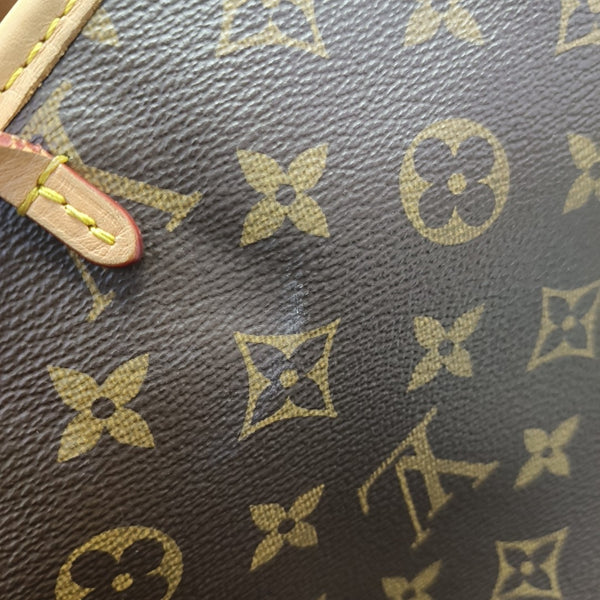 CARRYALL MM Monogram Coated Canvas Brown