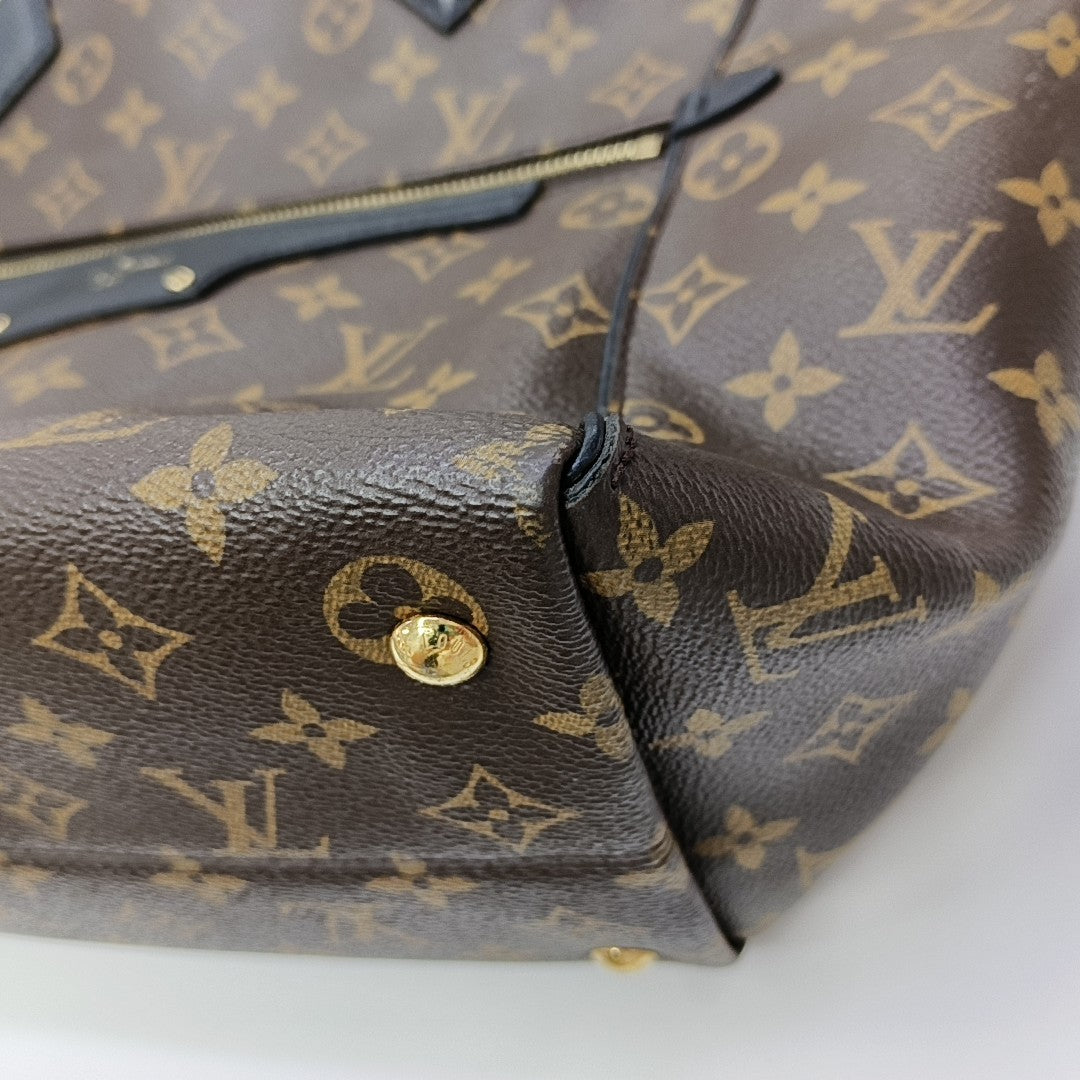 TOURNELLE MM Monogram Coated Canvas Brown