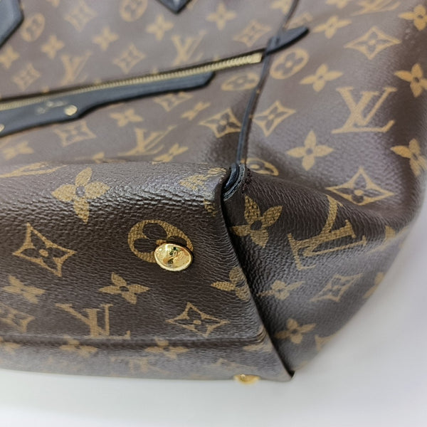 TOURNELLE MM Monogram Coated Canvas Brown