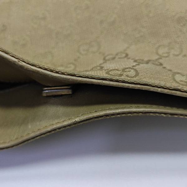 Monogram Canvas Tote Bag Beige