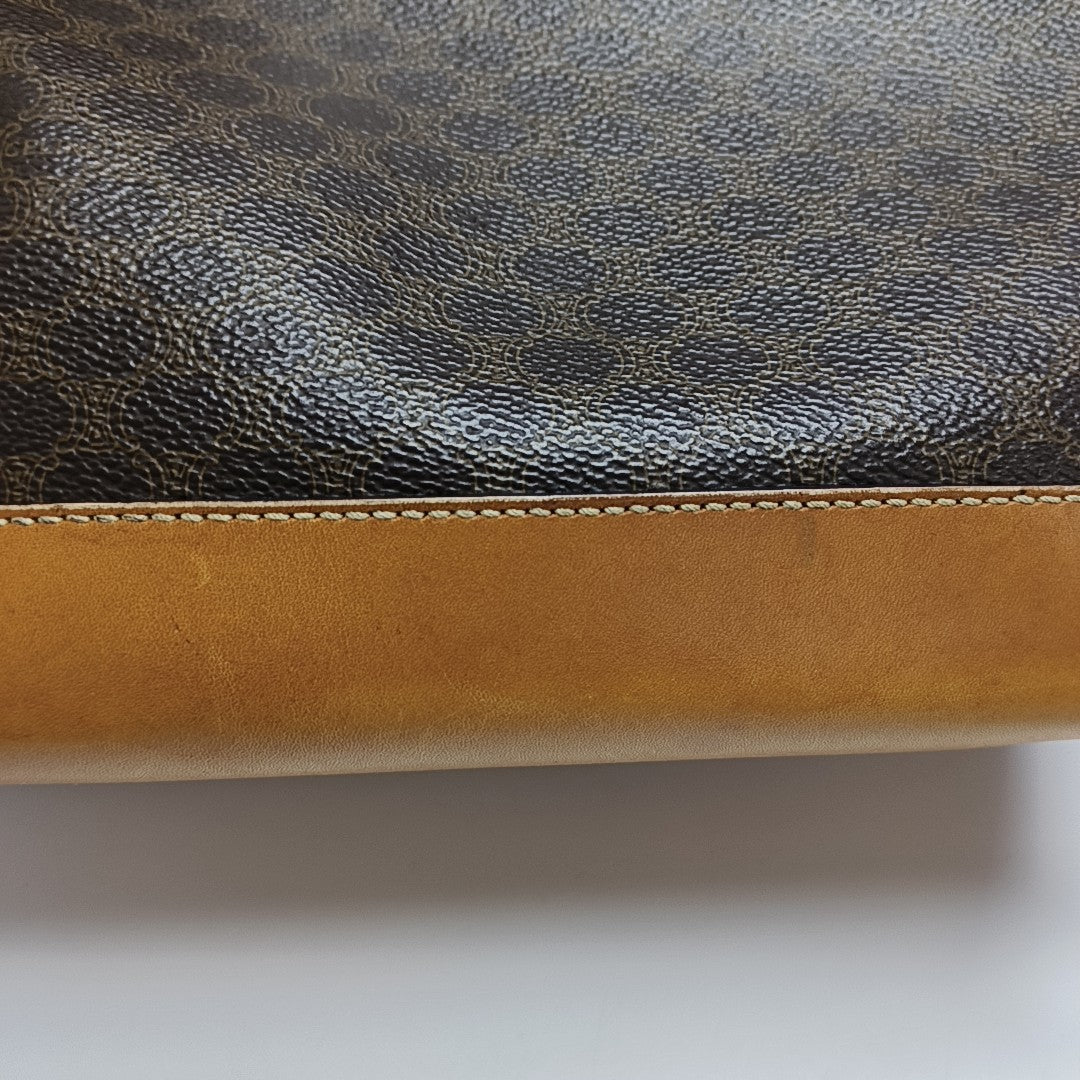 MACADAM TOTE Coated Canvas Brown