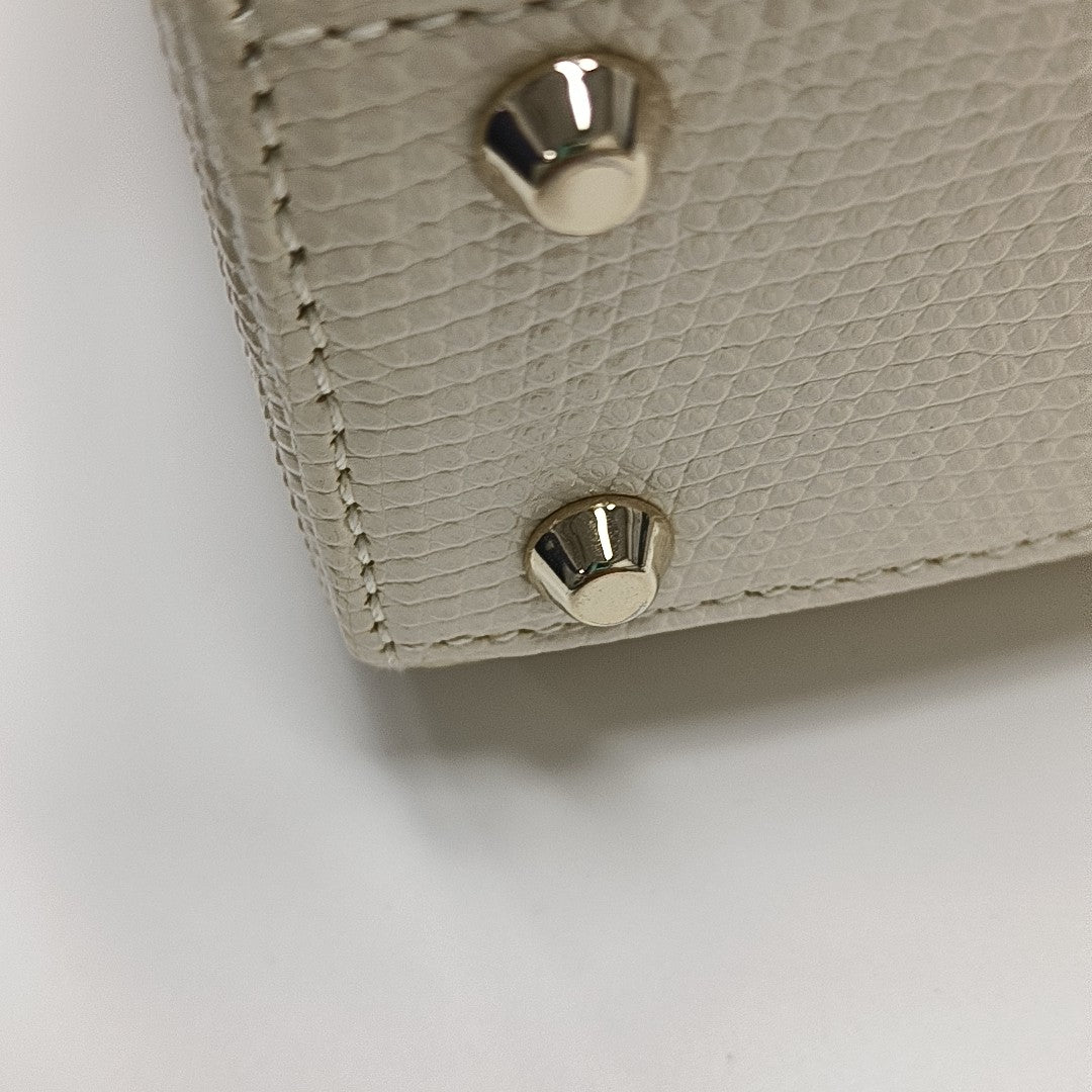 Lady Dior Mini Lizard White