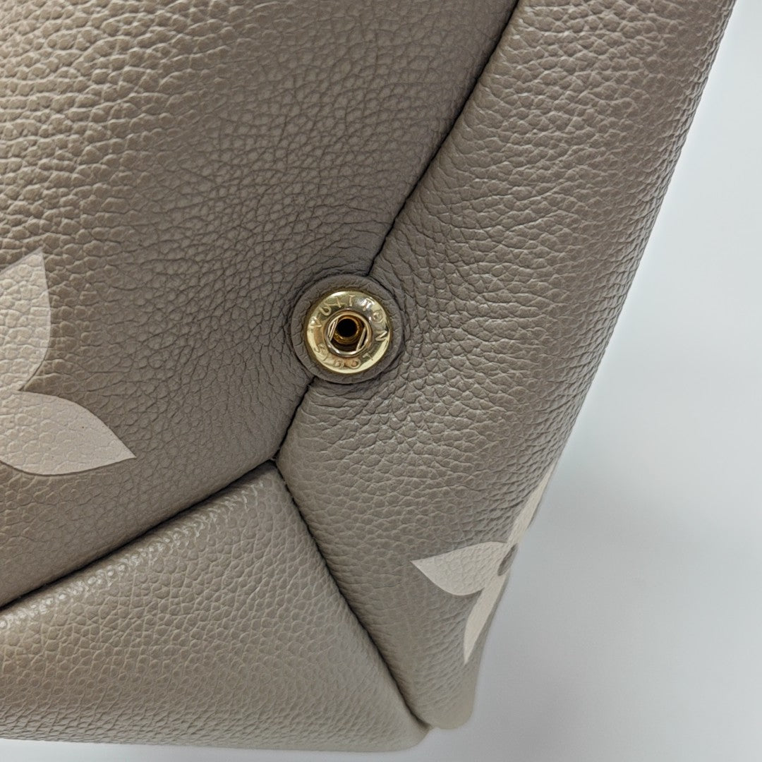PALAIS PM Monogram Calfskin Gray