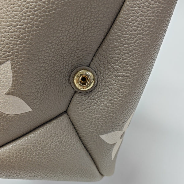 PALAIS PM Monogram Calfskin Gray