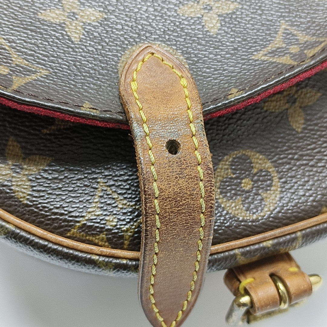 TAMBOURINE Monogram Coated Canvas Brown