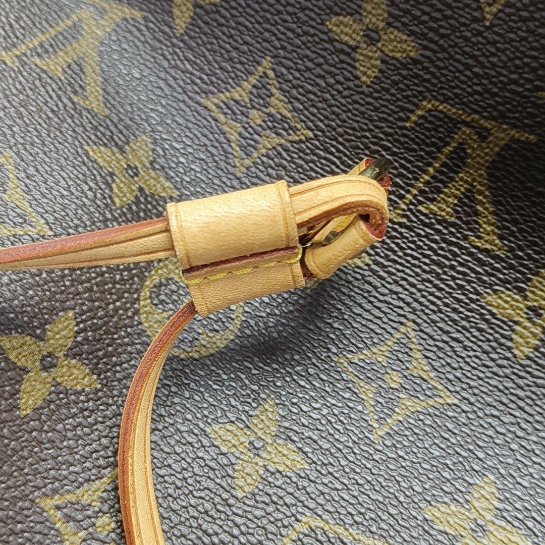 NEVERFULL GM Monogram Coated Canvas Brown