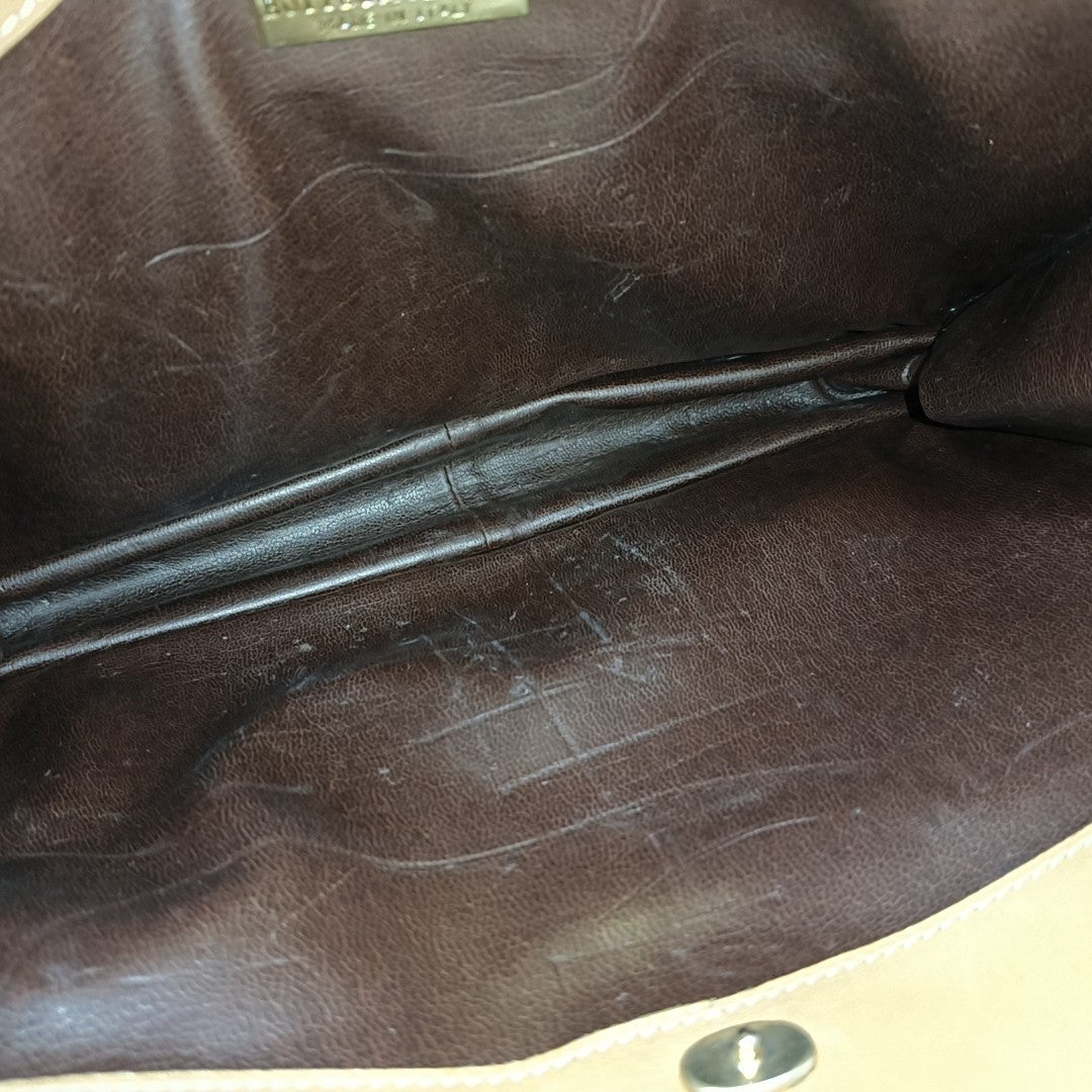 Calfskin Tote Bag Brown