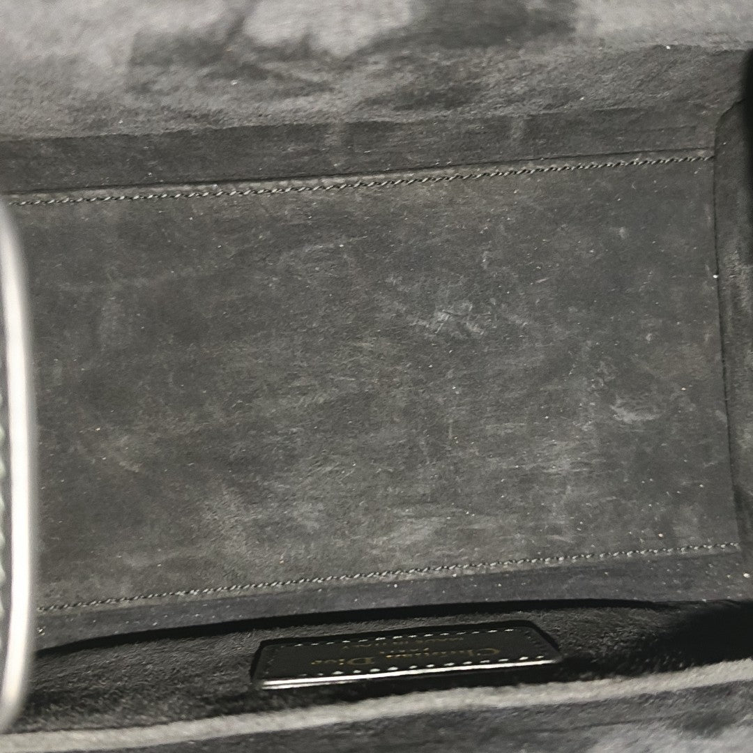 Calfskin Shoulder Bag Small Black