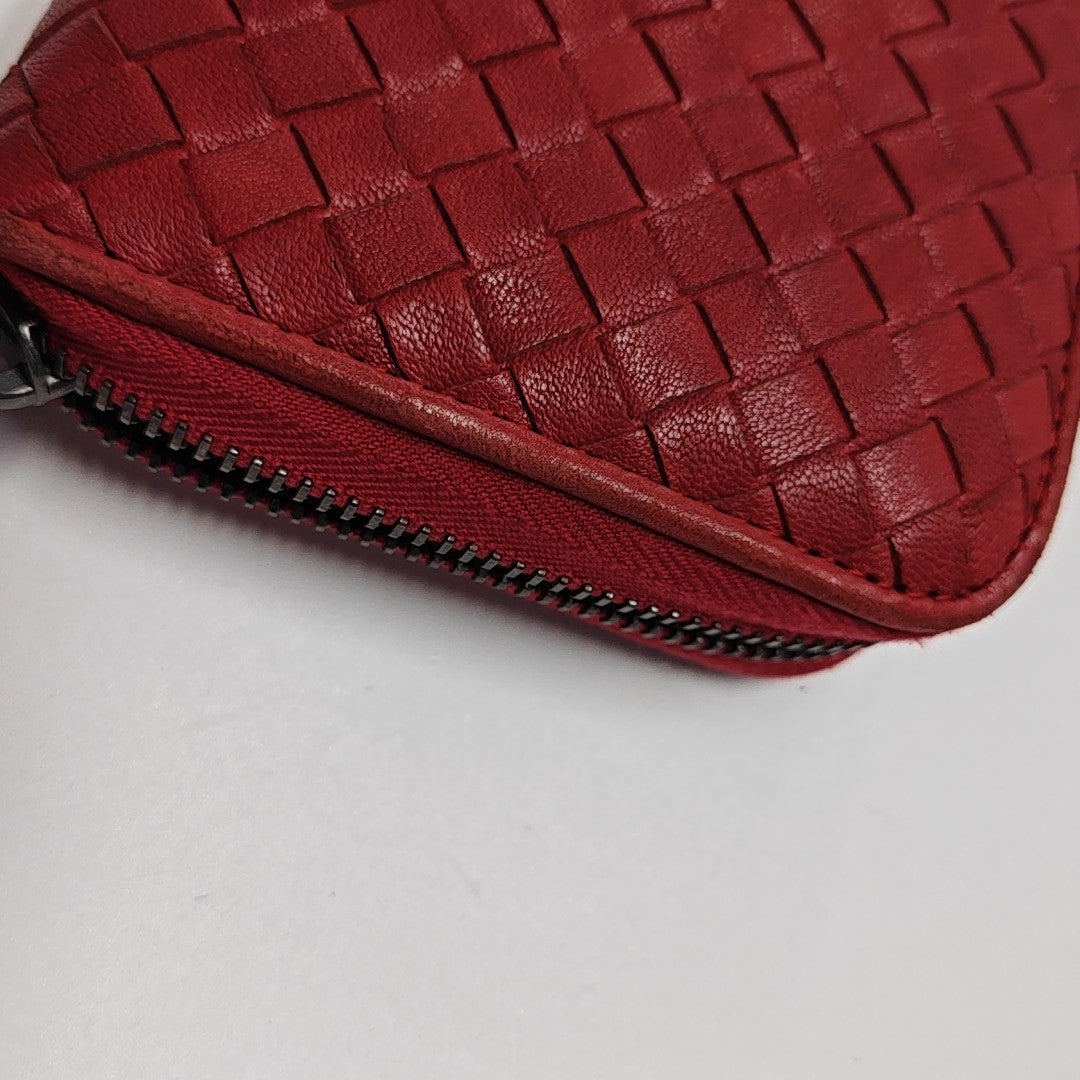 Calfskin Wallet Red