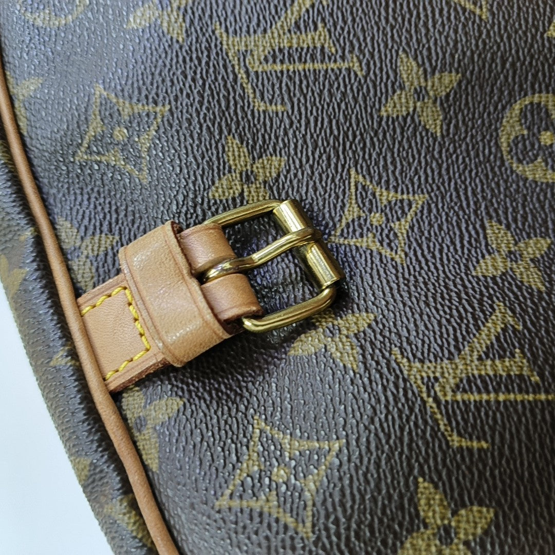 SAUMUR 30 Monogram Coated Canvas Brown
