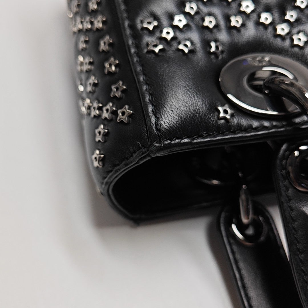 Lady Dior Small Cannage Lambskin Black