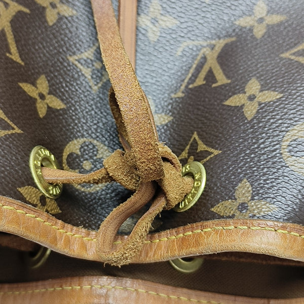 NOÉ BB Monogram Coated Canvas Brown