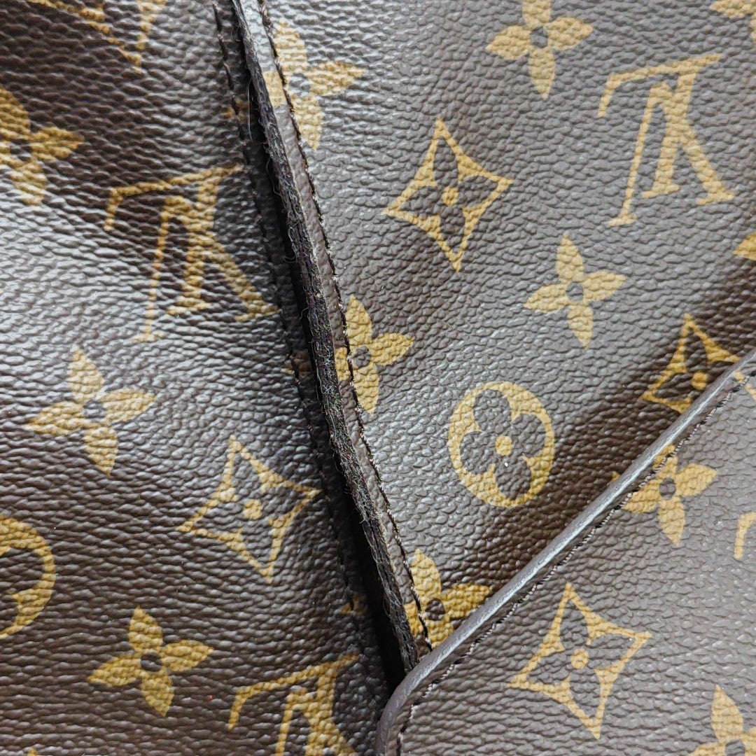 MÉTIS Monogram Coated Canvas Brown