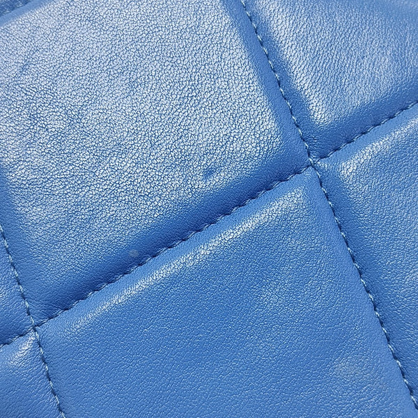 CHANEL 19 WOC Quilted Lambskin Blue