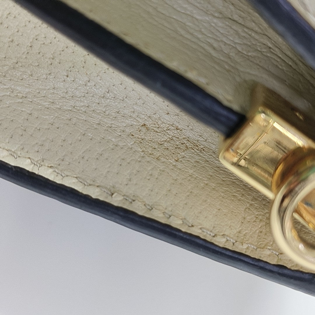 Ophidia Mini Monogram Coated Canvas Beige