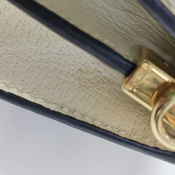 Ophidia Mini Monogram Coated Canvas Beige