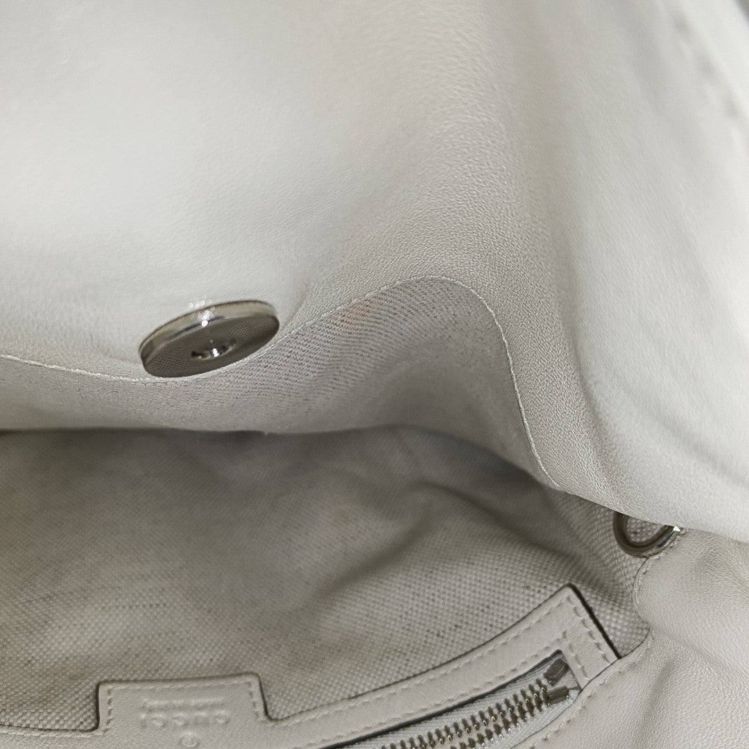 Quilted Calfskin White