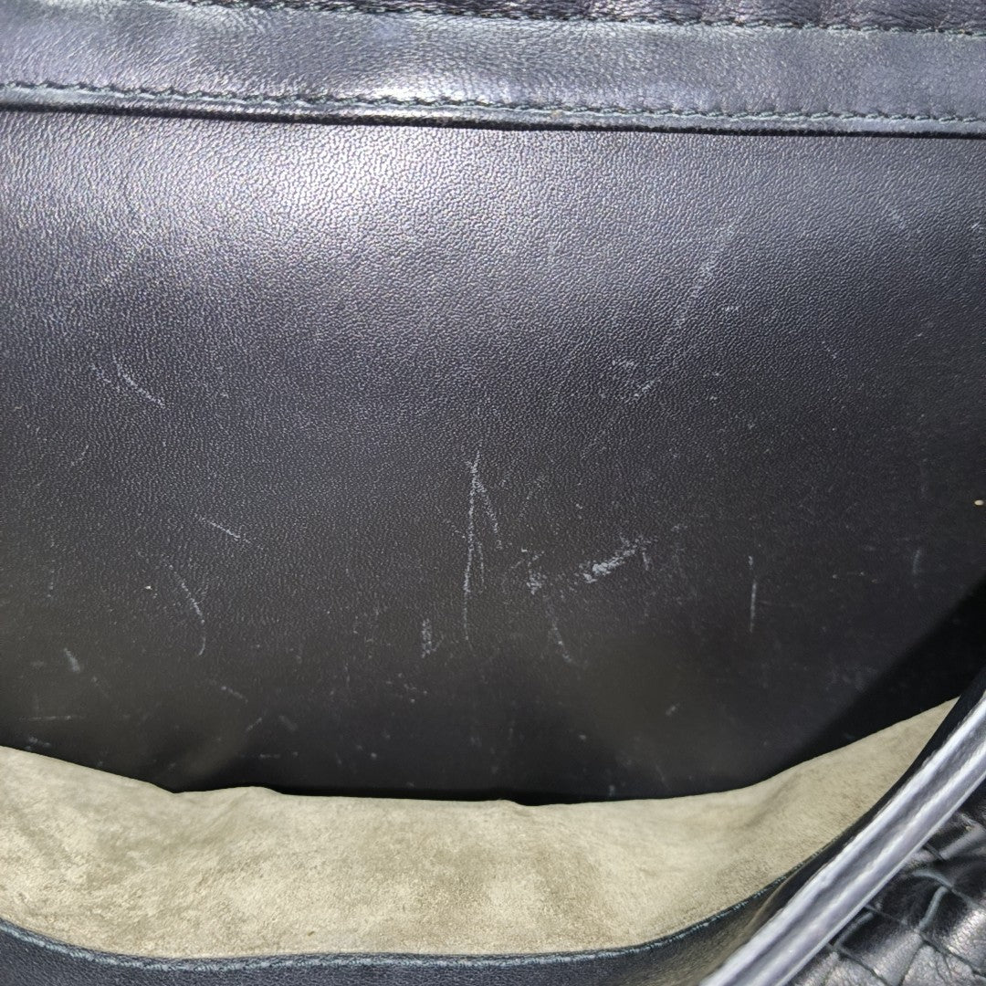 Calfskin Shoulder Bag Black