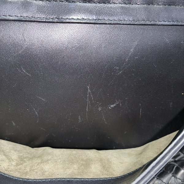 Calfskin Shoulder Bag Black