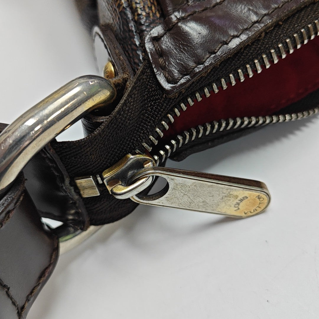 HIGHBURY Damier Ebene Coated Canvas Brown