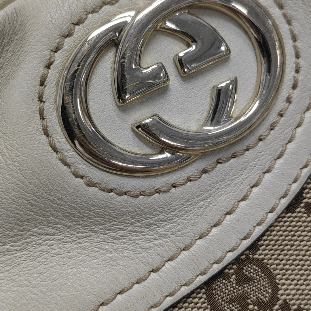 Monogram Canvas Top Handle Bag Brown