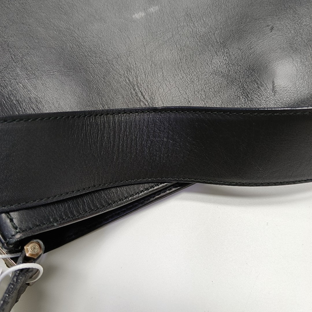 Calfskin Shoulder Bag Black