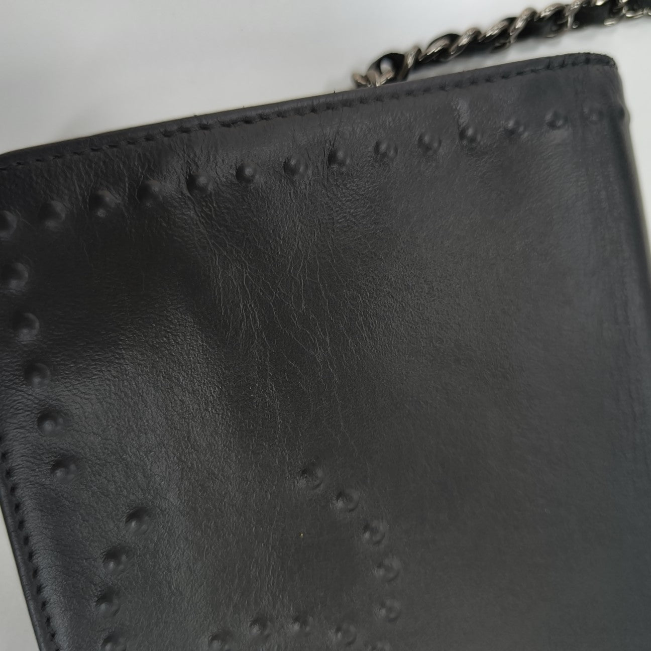 Calfskin Shoulder Bag Black