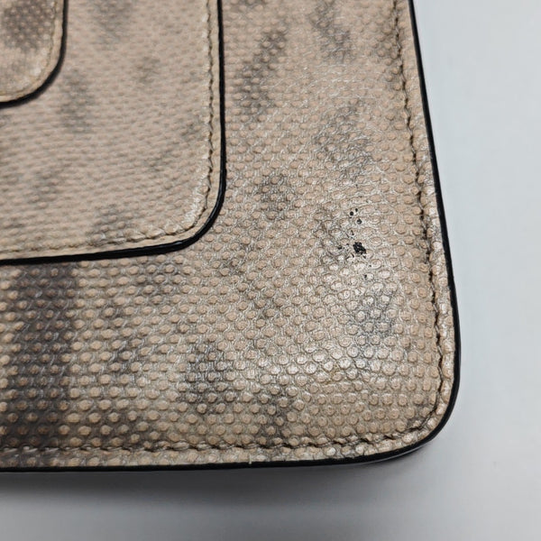 SERPENTI FOREVER Medium Quilted Python Beige