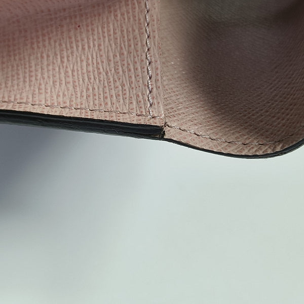 EMILIE Monogram Coated Canvas Brown Wallet