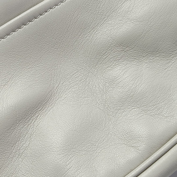 Lambskin Shoulder Bag White