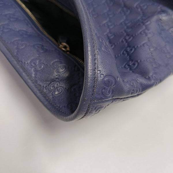 GG Imprime Monogram Calfskin Blue