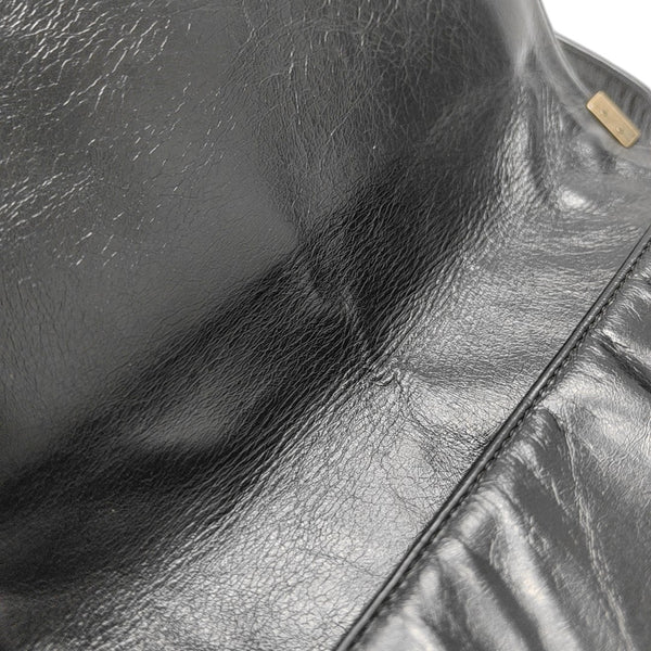 BOY CHANEL Maxi Quilted Calfskin Black