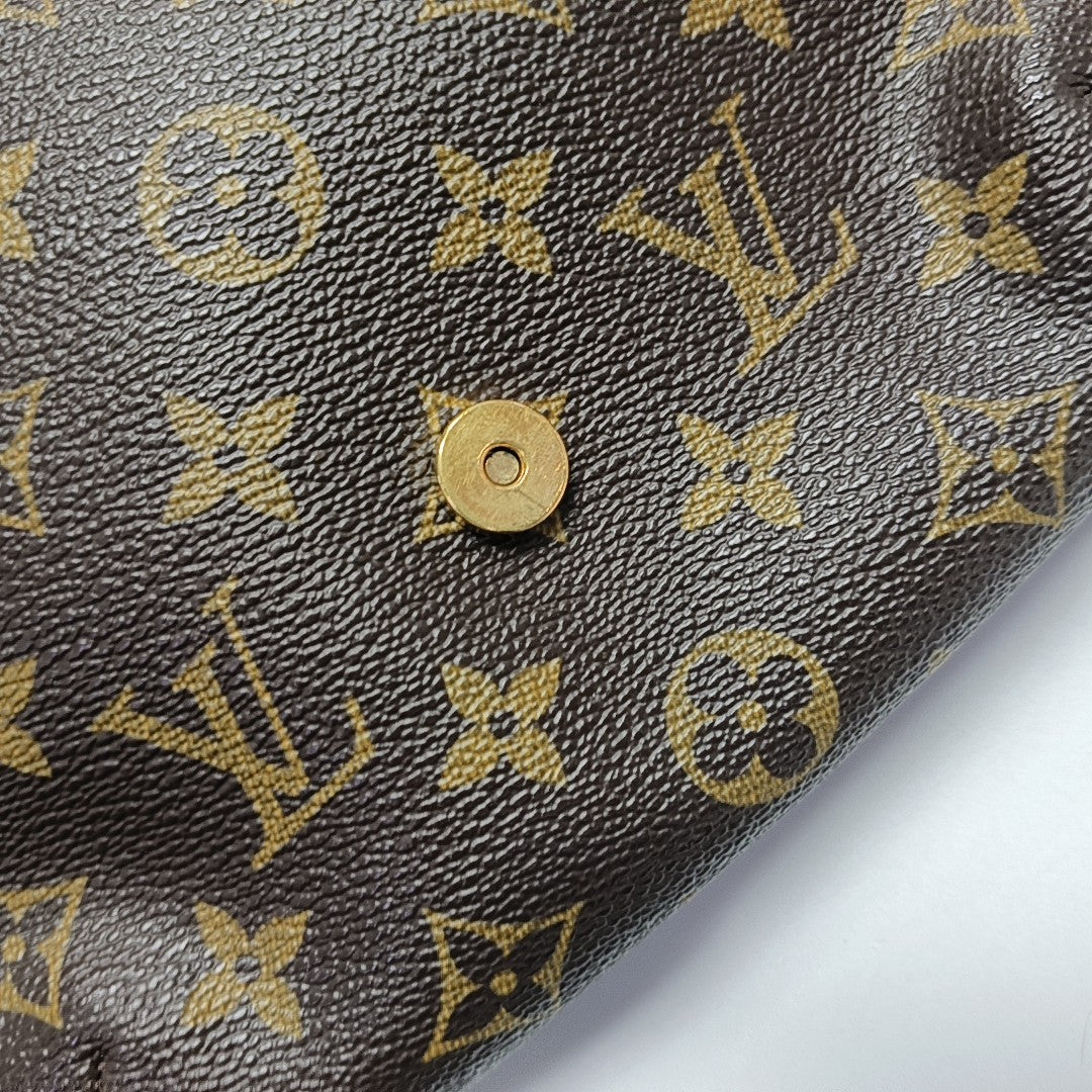 MUSETTE TANGO PM Lona recubierta Monogram marrón